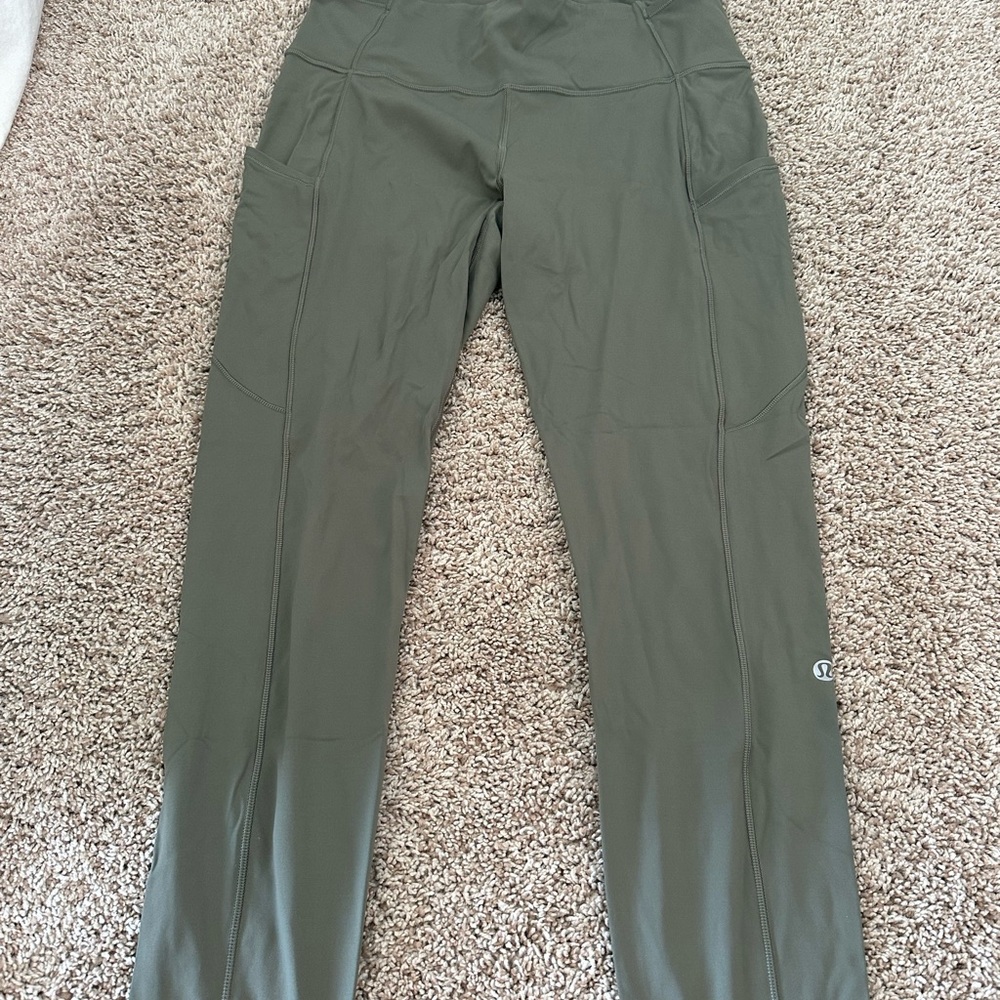 lululemon athletica Olive Green Leggings